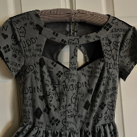 Puddin Grey mini dress punk goth - Picture 3 of 5